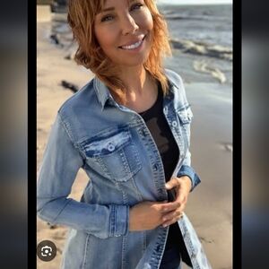 Ethyl Duster Denim Shirt/coat